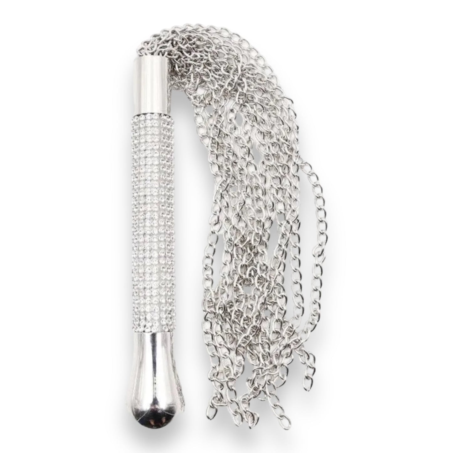 Kinky Pleasure - KP018 - Diamond Whip With Metallic Hairs - BDSM - Flogger