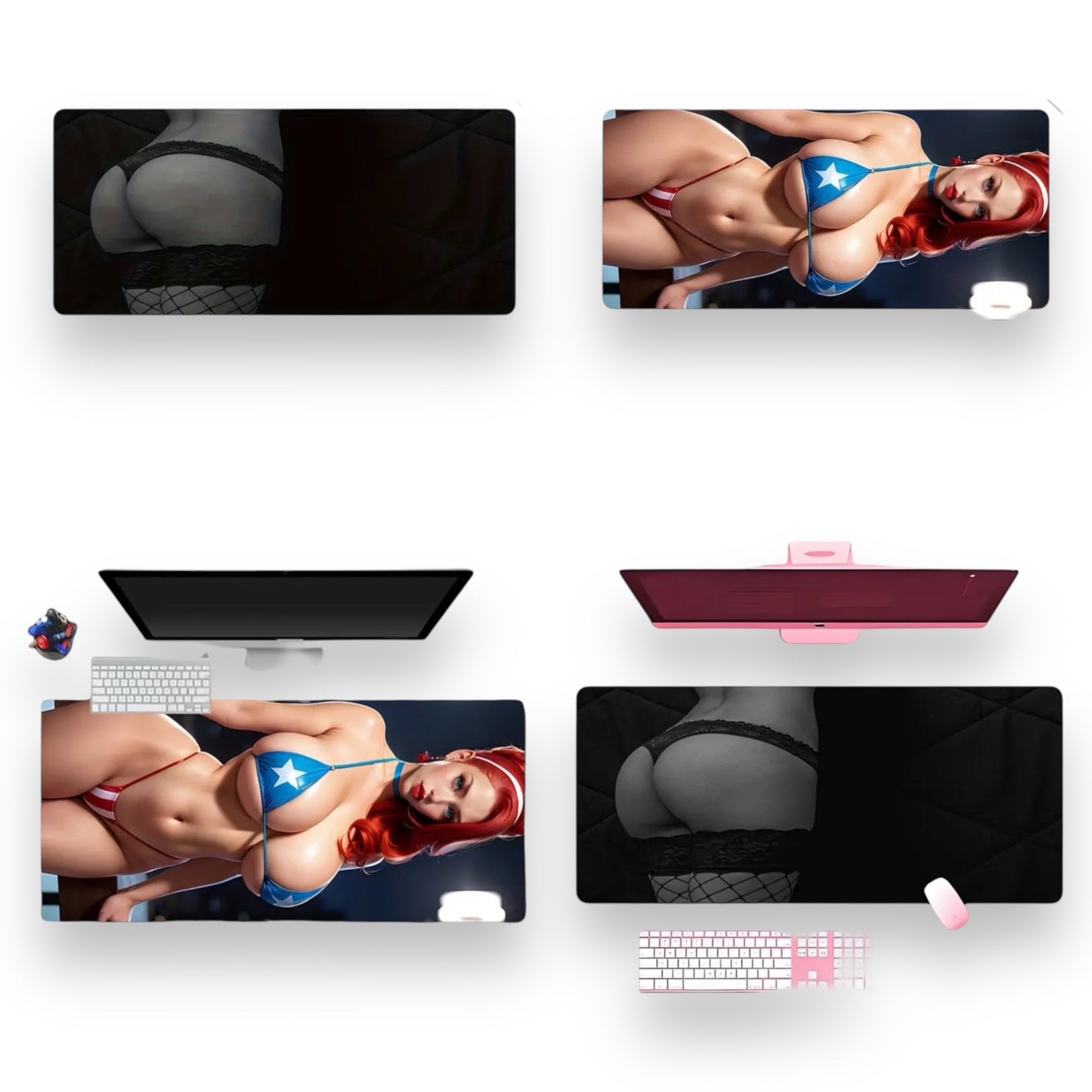 Kinky Pleasure - T068 - Sexy Mouse Mat XL - 90x40cm - 2 Models