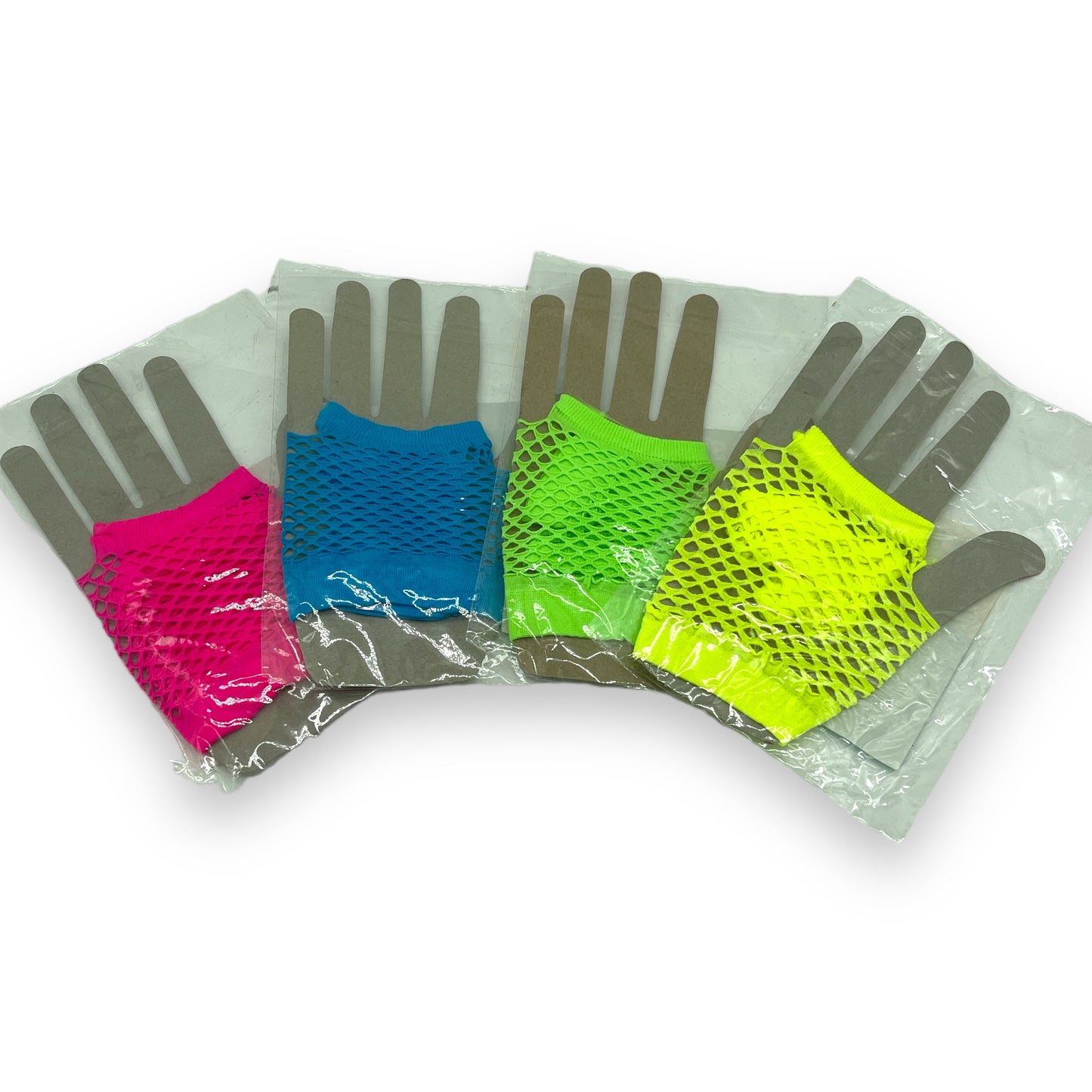 Kinky Pleasure - MP024 - NEON Handgloves - 4 Colours - 1 Pair