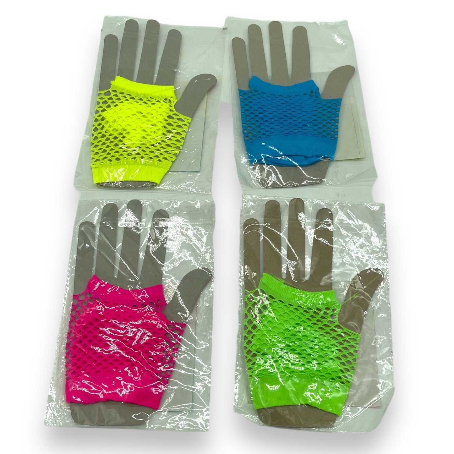 Kinky Pleasure - MP024 - NEON Handgloves - 4 Colours - 1 Pair