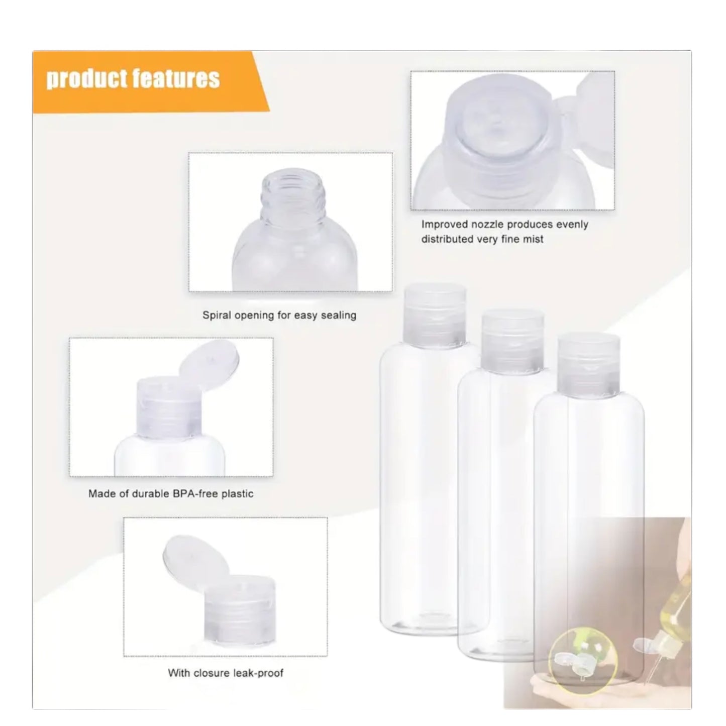 Kinky Pleasure - Empty Bottles 100ml - 20 Pieces
