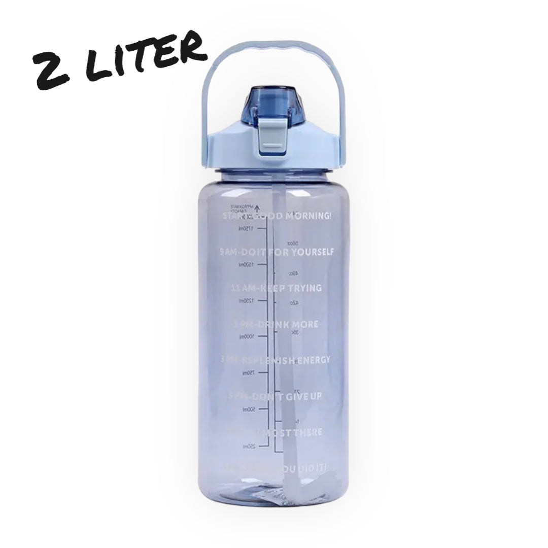 Timmy Toys - AX078 - Water Bottle - 2 Liter With Time Marker - 8 Colours