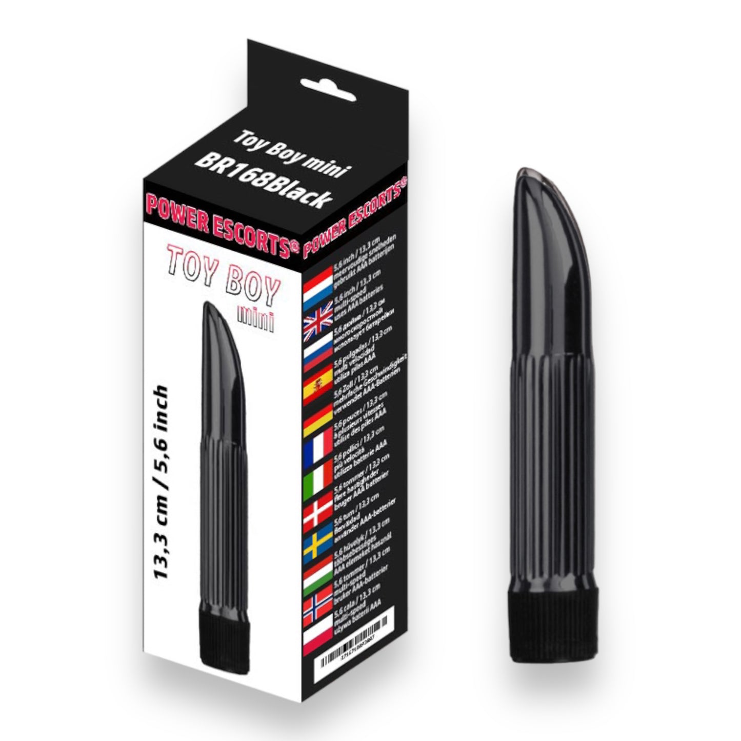 Power Escorts - BR168 - Toy Boy Mini - Vibrator - 13,3 CM / 5,6 Inch - 4 Colours