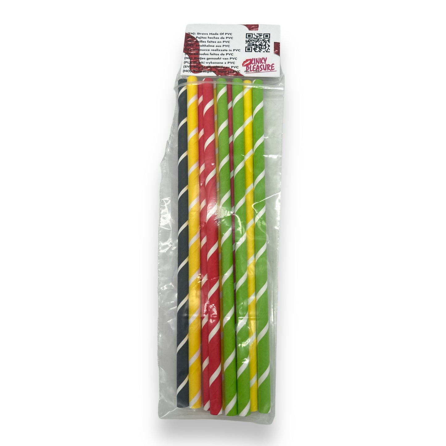 Kinky Pleasure - PK004 - Straws Paper Milkshake - 230x8mm - 10-Pack