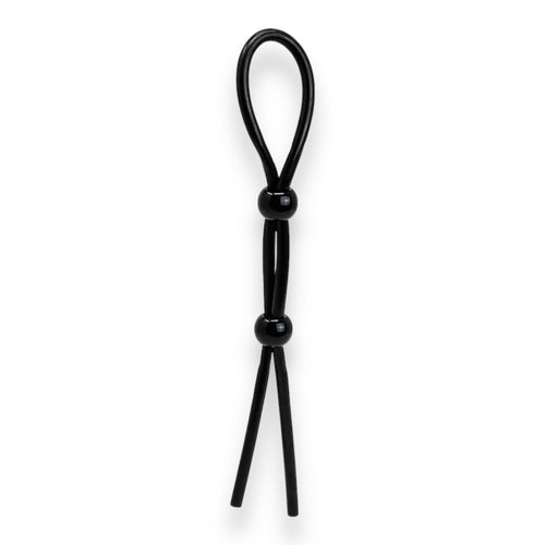 Power Escorts - BR77 - Stud 01 Adjustable Cockring - Black - In Plastic FoilBag NO Colourbox