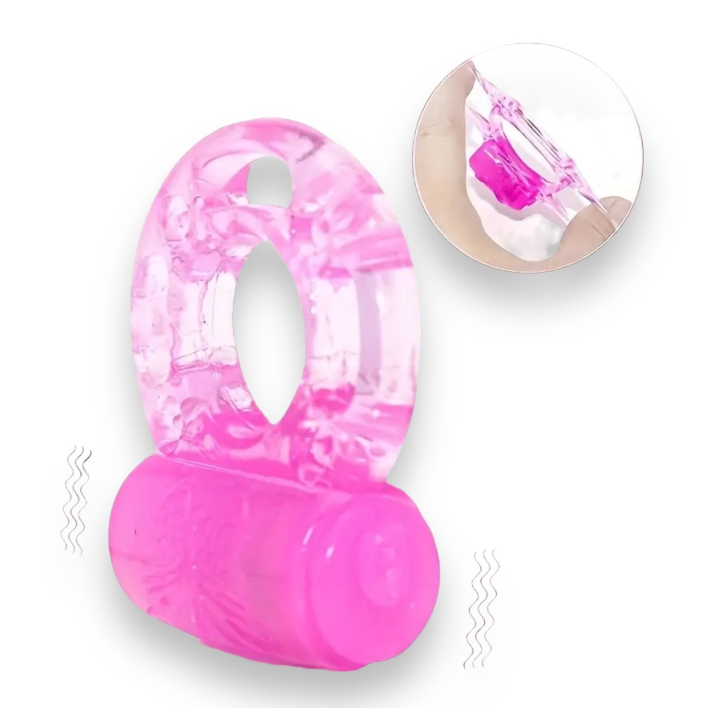 Power Escorts - BR73 - Turbo 04 - Vibrating Cockring - Flexible - Pink