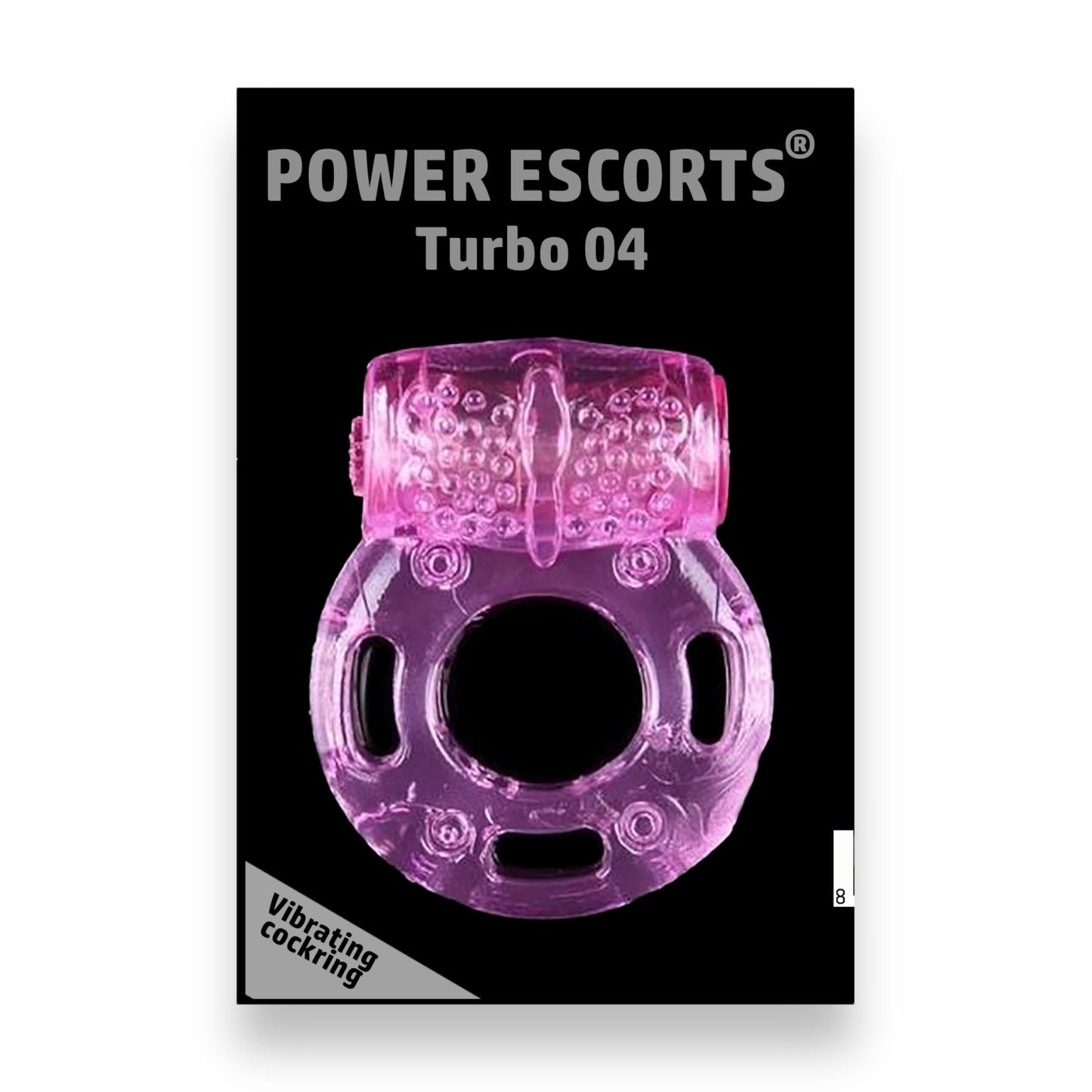 Power Escorts - BR73 - Turbo 04 - Vibrating Cockring - Flexible - Pink