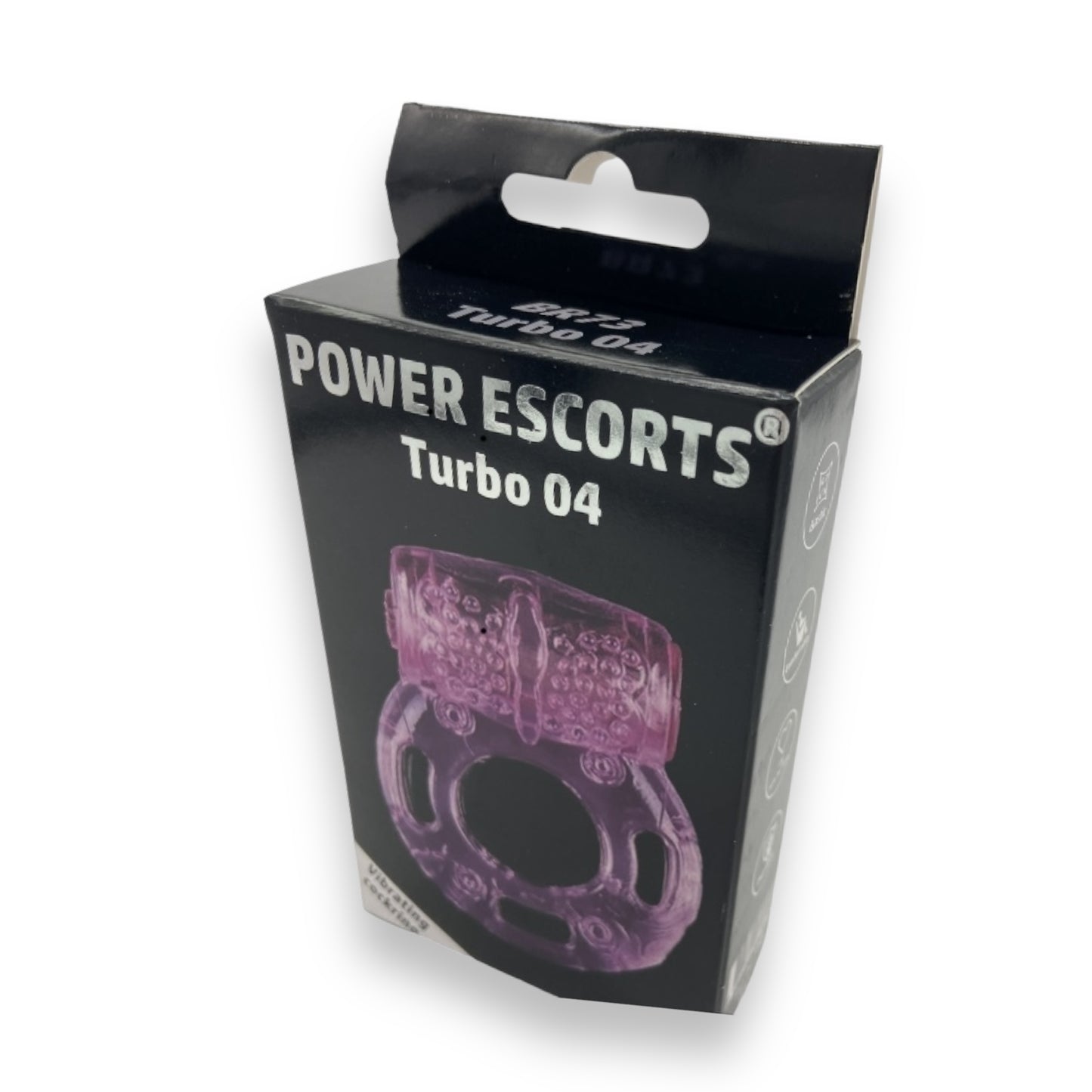 Power Escorts - BR73 - Turbo 04 - Vibrating Cockring - Flexible - Pink
