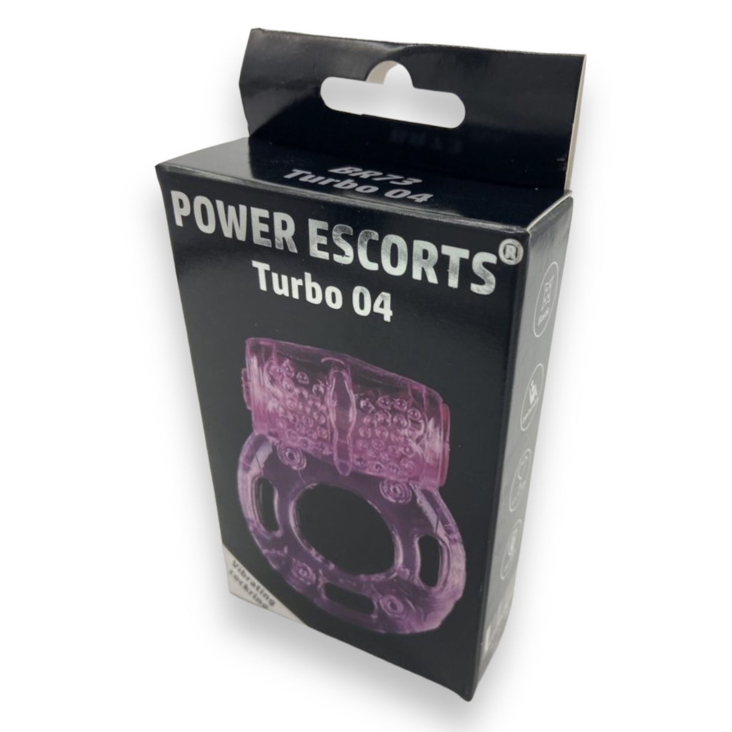 Power Escorts - BR73 - Turbo 04 - Vibrating Cockring - Flexible - Pink