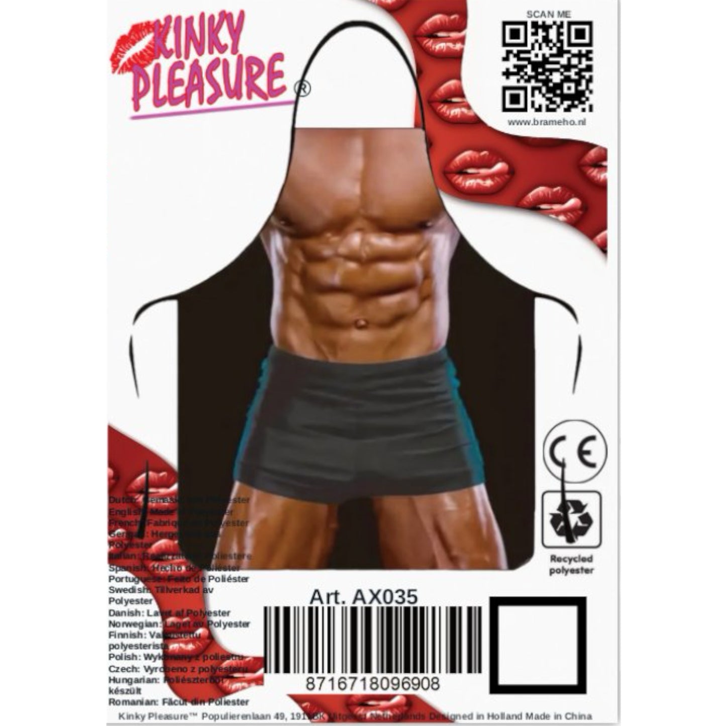 Kinky Pleasure - AX035 - Apron Sexy Body Men
