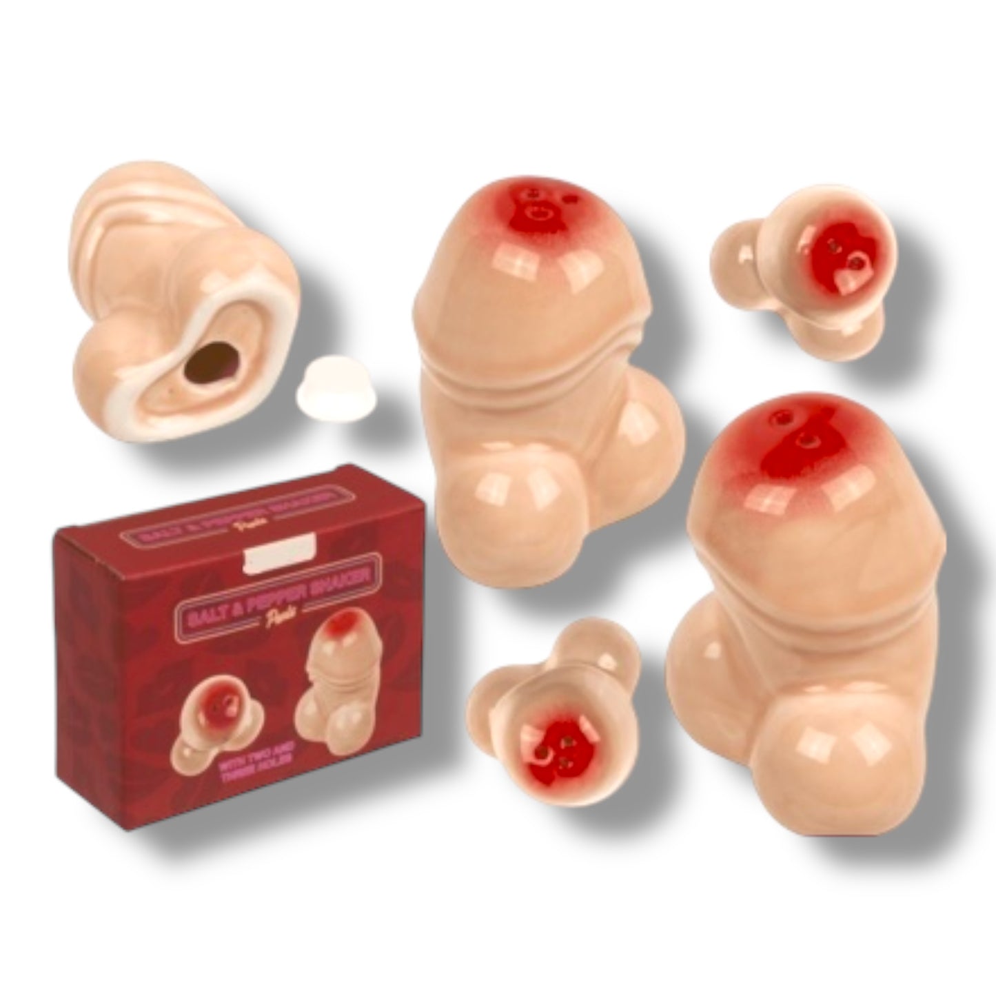 Kinky Pleasure - OB155 - Salt & Pepper shaker, Penis, 4 x 2,5 x 7 cm, set of 2 in gift box