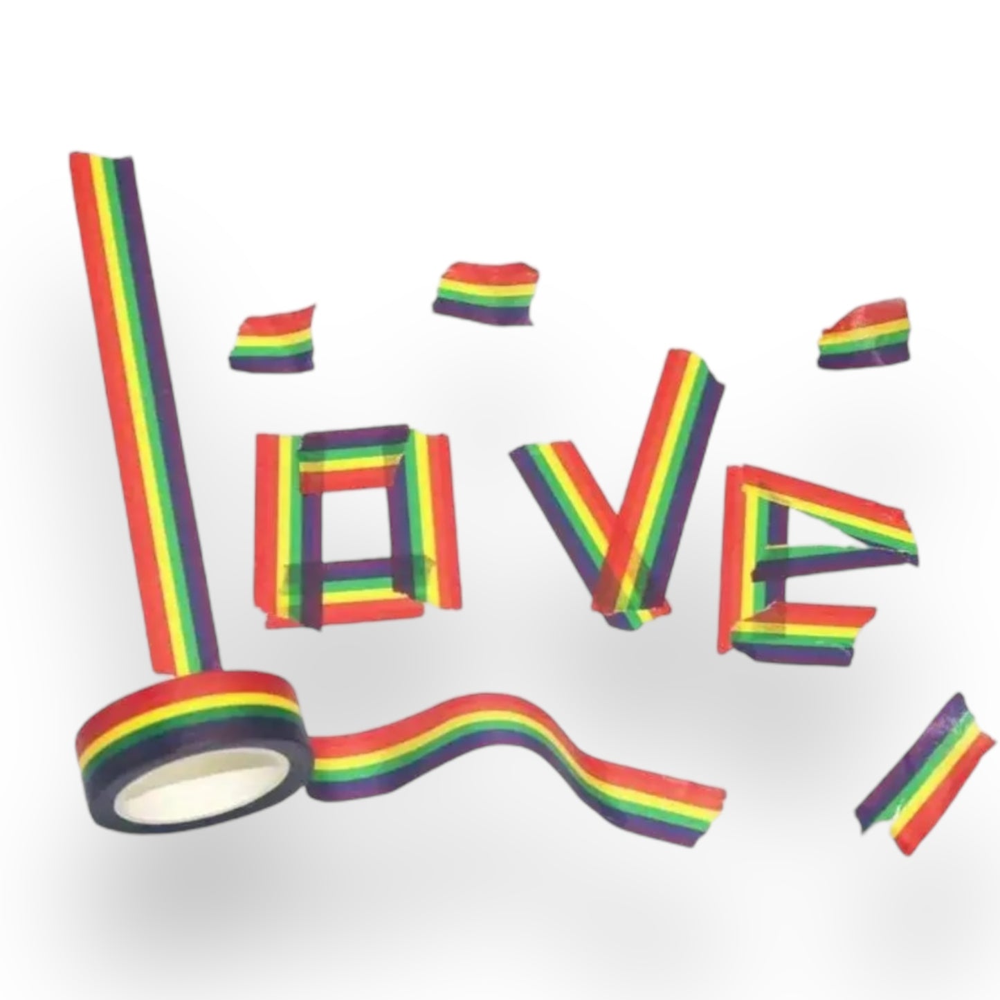 Kinky Pleasure - T072 - Pride Theme Rainbow Tape - 15x5000mm