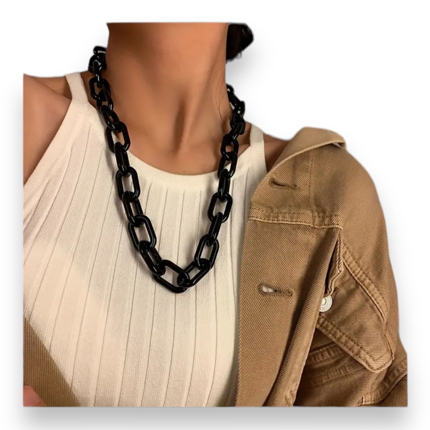 Kinky Pleasure - T073 - Hard Play Choker Chain - 3 Colours