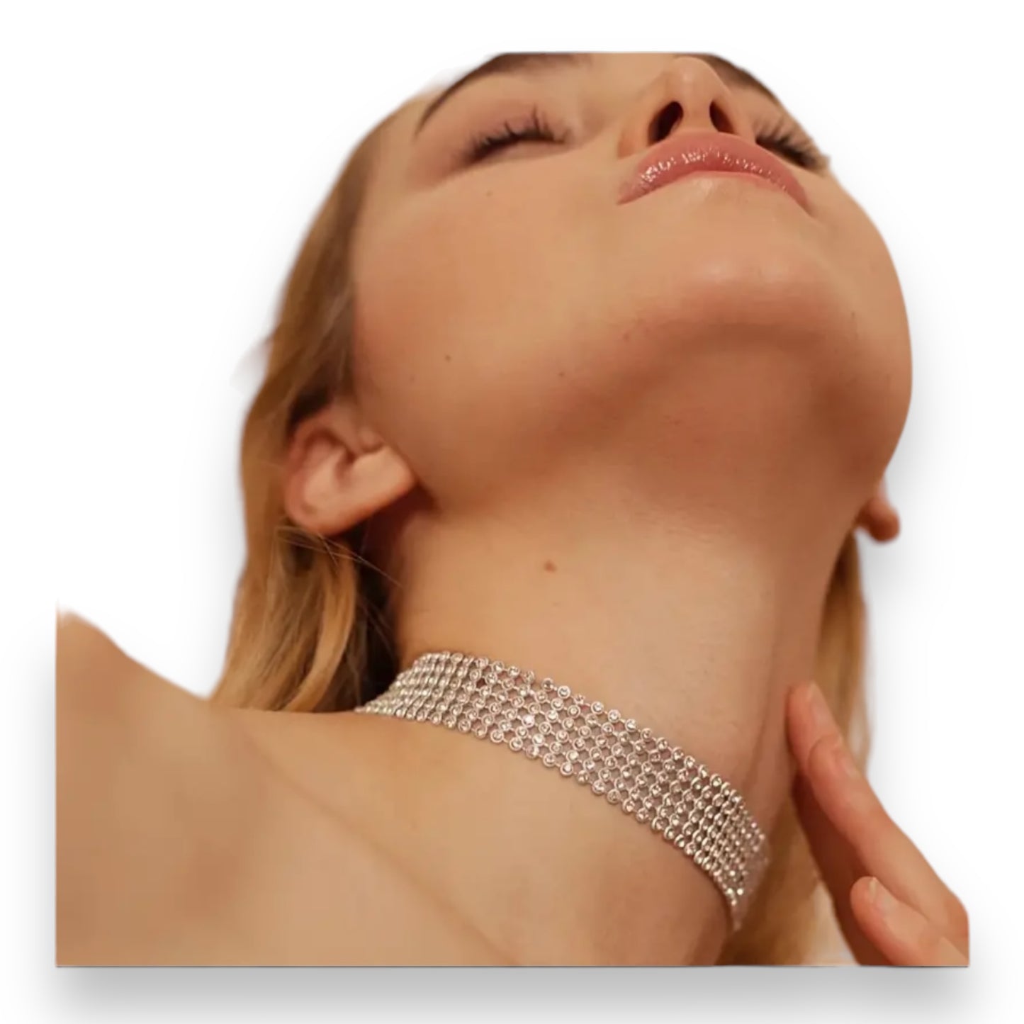 Kinky Pleasure - T074 - Diamond Choker Chain