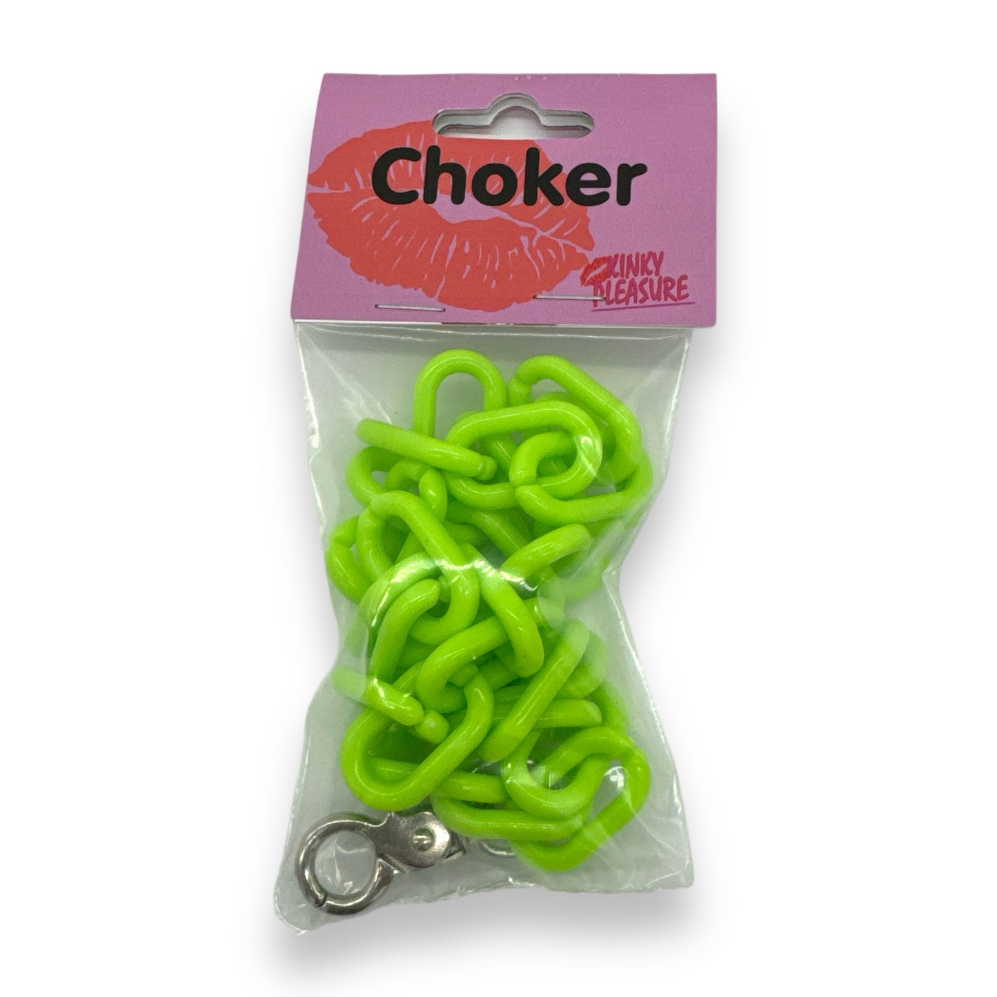 Kinky Pleasure - T073 - Hard Play Choker Chain - 3 Colours