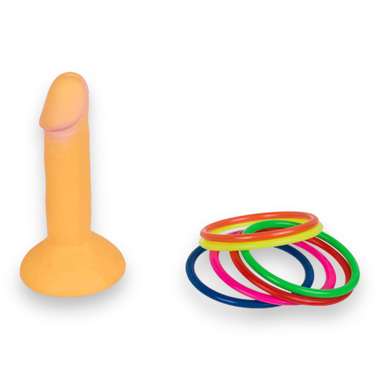 Kinky Pleasure - OB117 - Penis Ring Toss Game with 6 Rings,