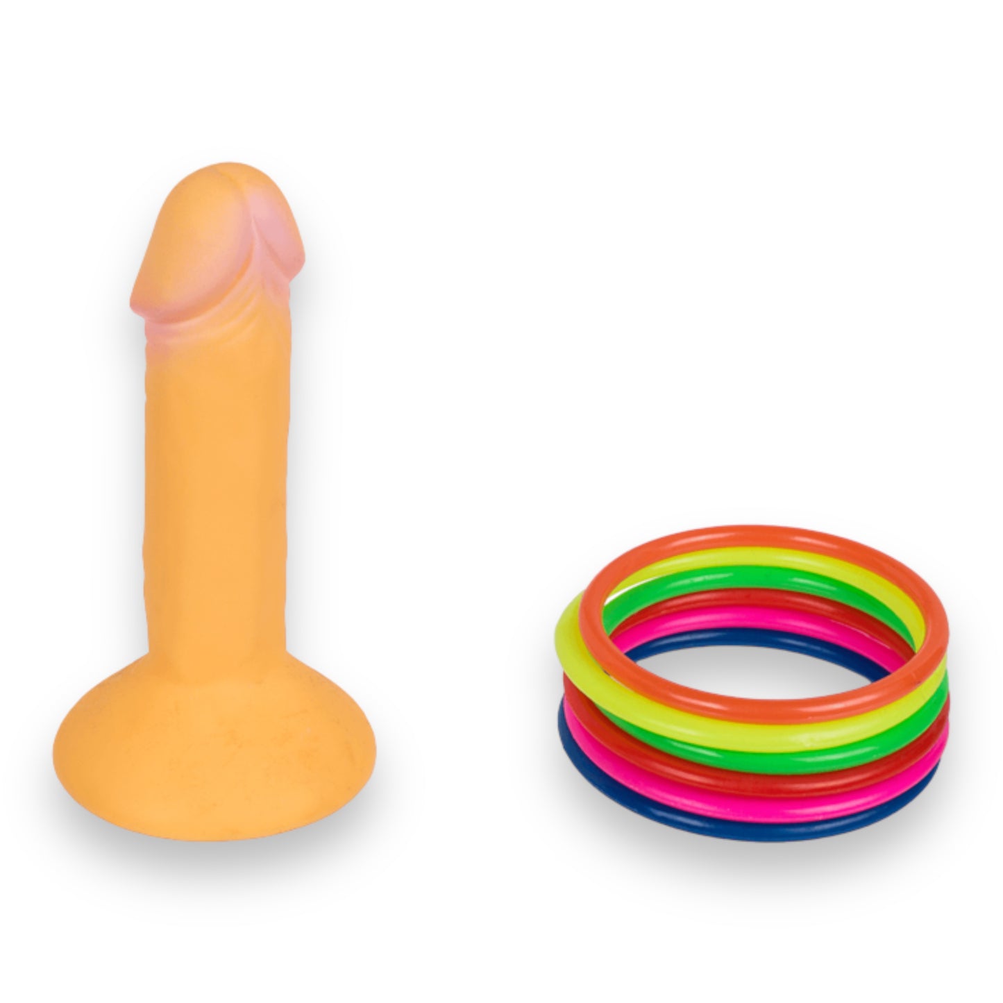 Kinky Pleasure - OB117 - Penis Ring Toss Game with 6 Rings,