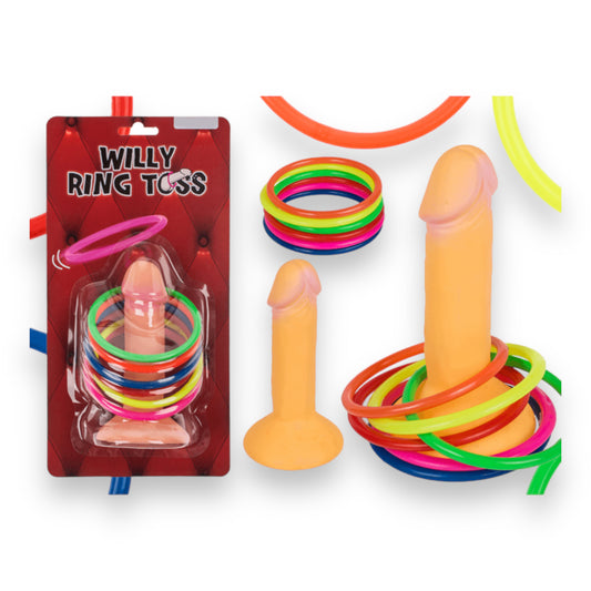 Kinky Pleasure - OB117 - Penis Ring Toss Game with 6 Rings,