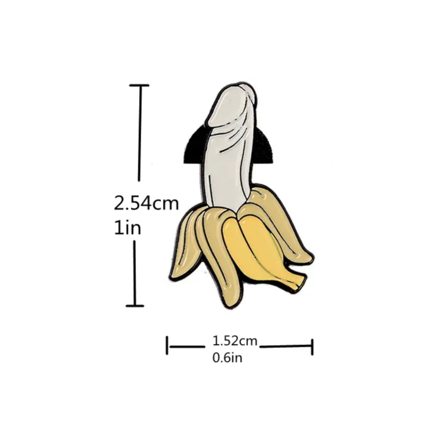 Kinky Pleasure - T012 - Banana Badges Pin/Button For Part