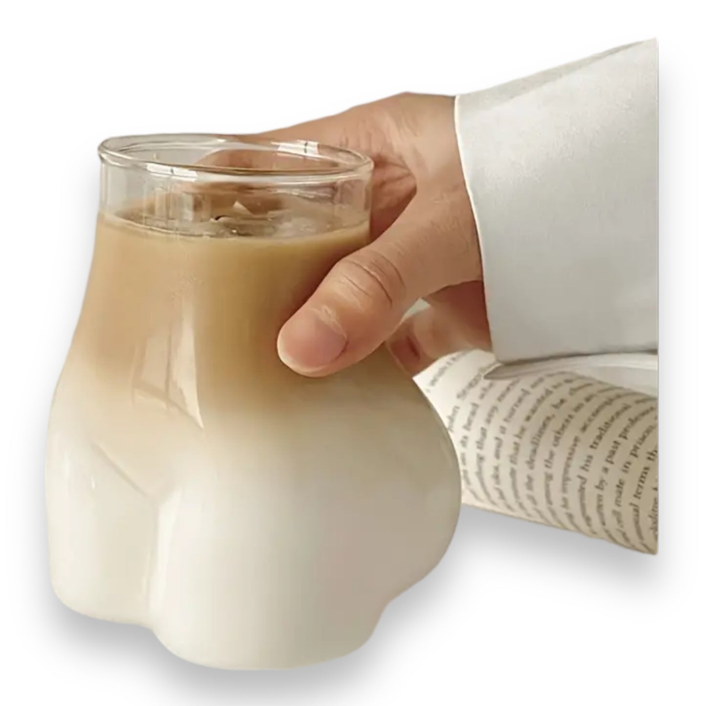Kinky Pleasure - T015 - Sexy Booty Drinking Glass - 450ml - 6.5x11cm