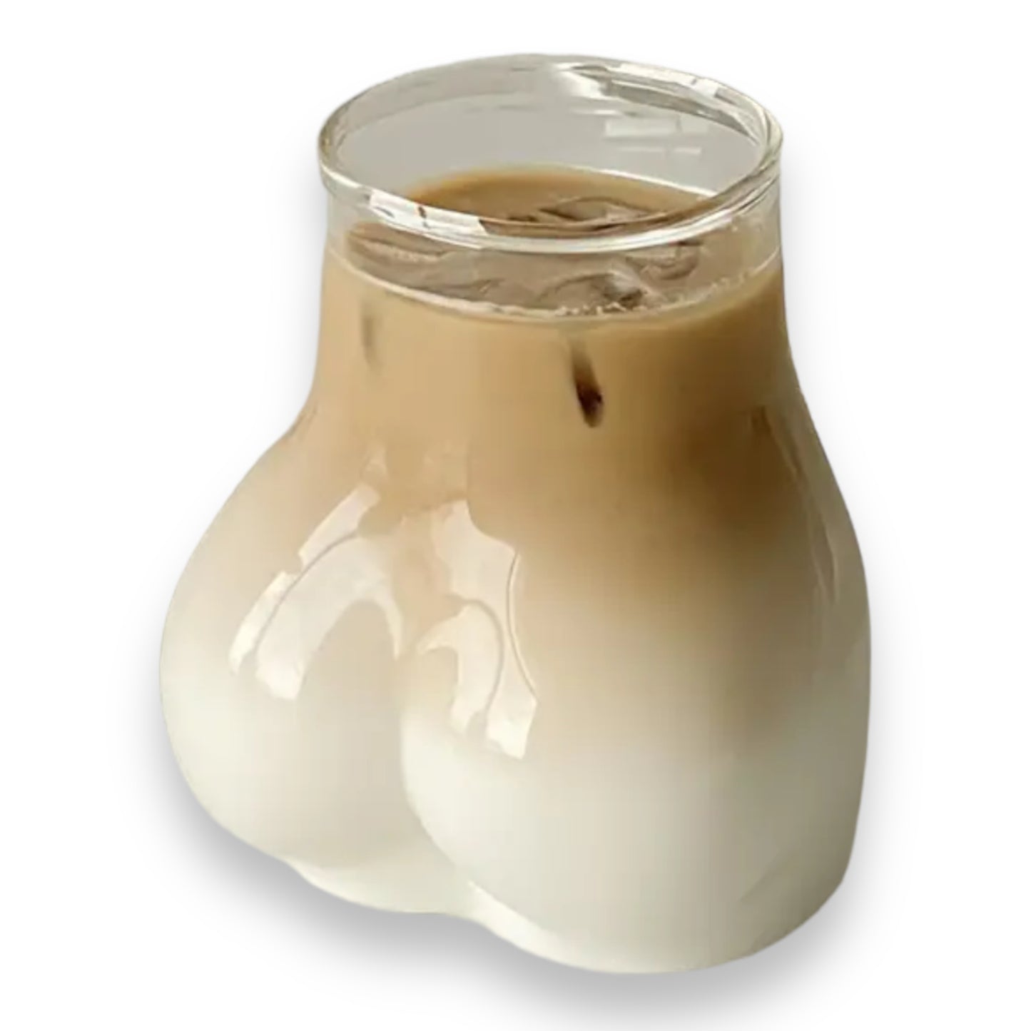 Kinky Pleasure - T015 - Sexy Booty Drinking Glass - 450ml - 6.5x11cm