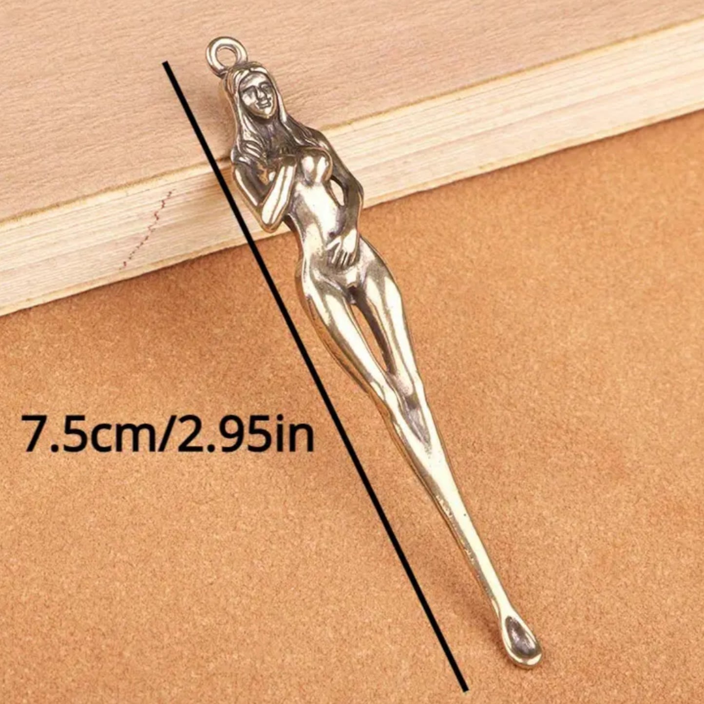 Kinky Pleasure - T018 - Keychain Sexy Woman Mini Spoon - 7.5cm