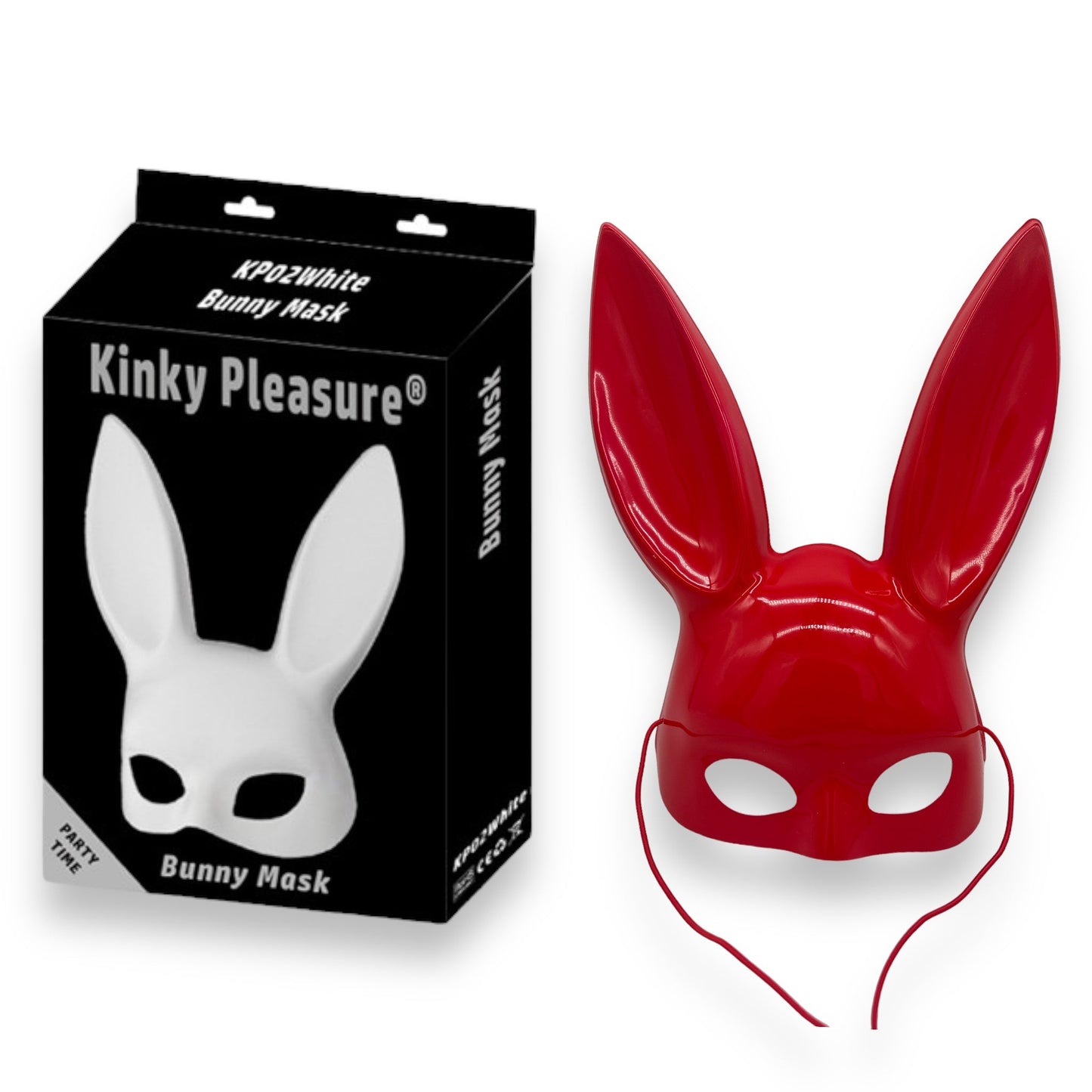 Kinky Pleasure - KP002 - Bunny Mask - 6 Colours - With Colour Box