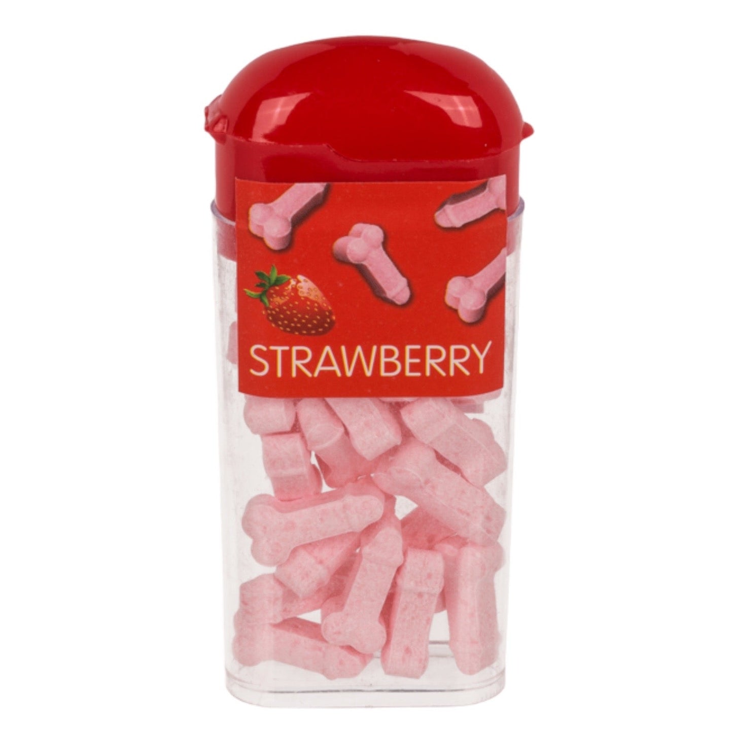 Kinky Pleasure - OB053 - Tiktak Penis Willy's - 4 Flavour - Strawberry, Banana, Mint, Cherry - 18 gr