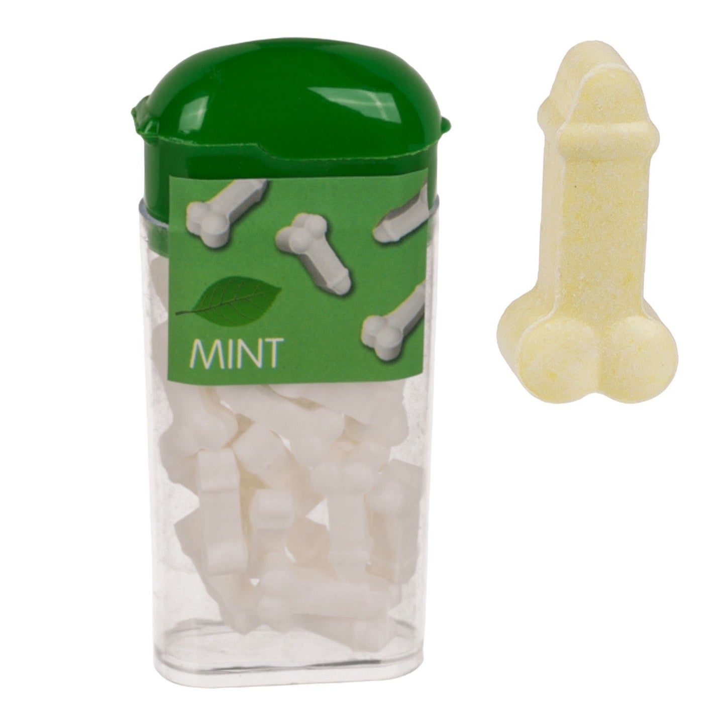 Kinky Pleasure - OB053 - Tiktak Penis Willy's - 4 Flavour - Strawberry, Banana, Mint, Cherry - 18 gr