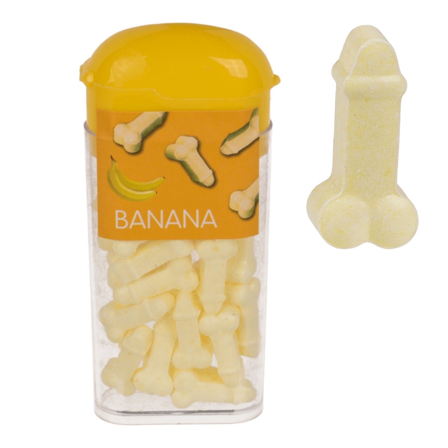 Kinky Pleasure - OB053 - Tiktak Penis Willy's - 4 Flavour - Strawberry, Banana, Mint, Cherry - 18 gr