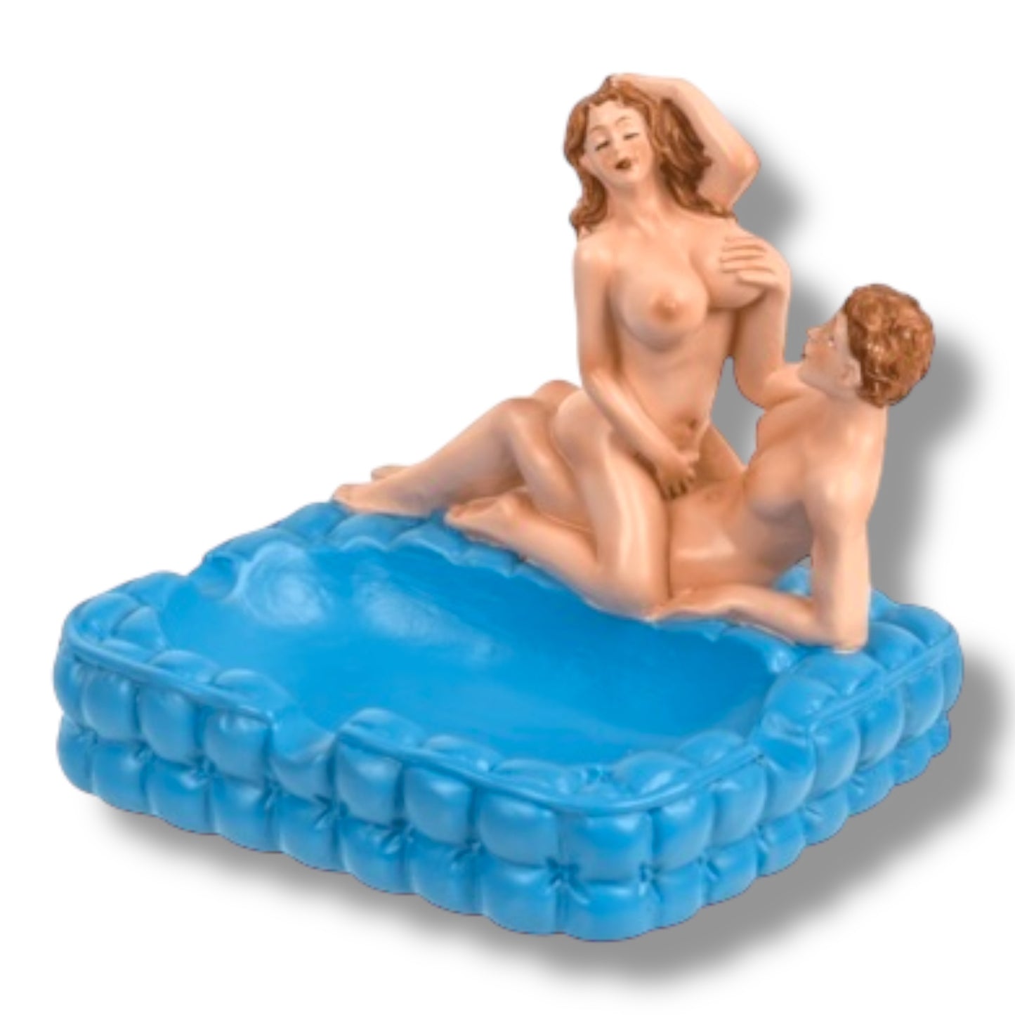 Kinky Pleasure - OB154 - Sexy Fucking Couple Ash Tray - Blue
