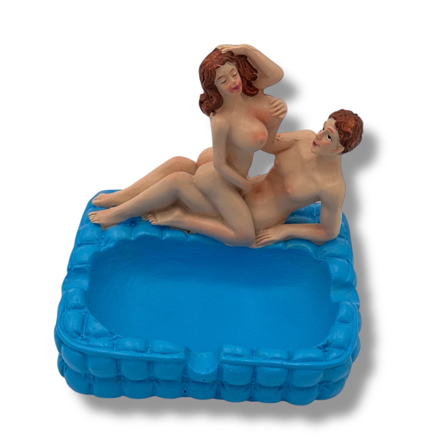 Kinky Pleasure - OB154 - Sexy Fucking Couple Ash Tray - Blue
