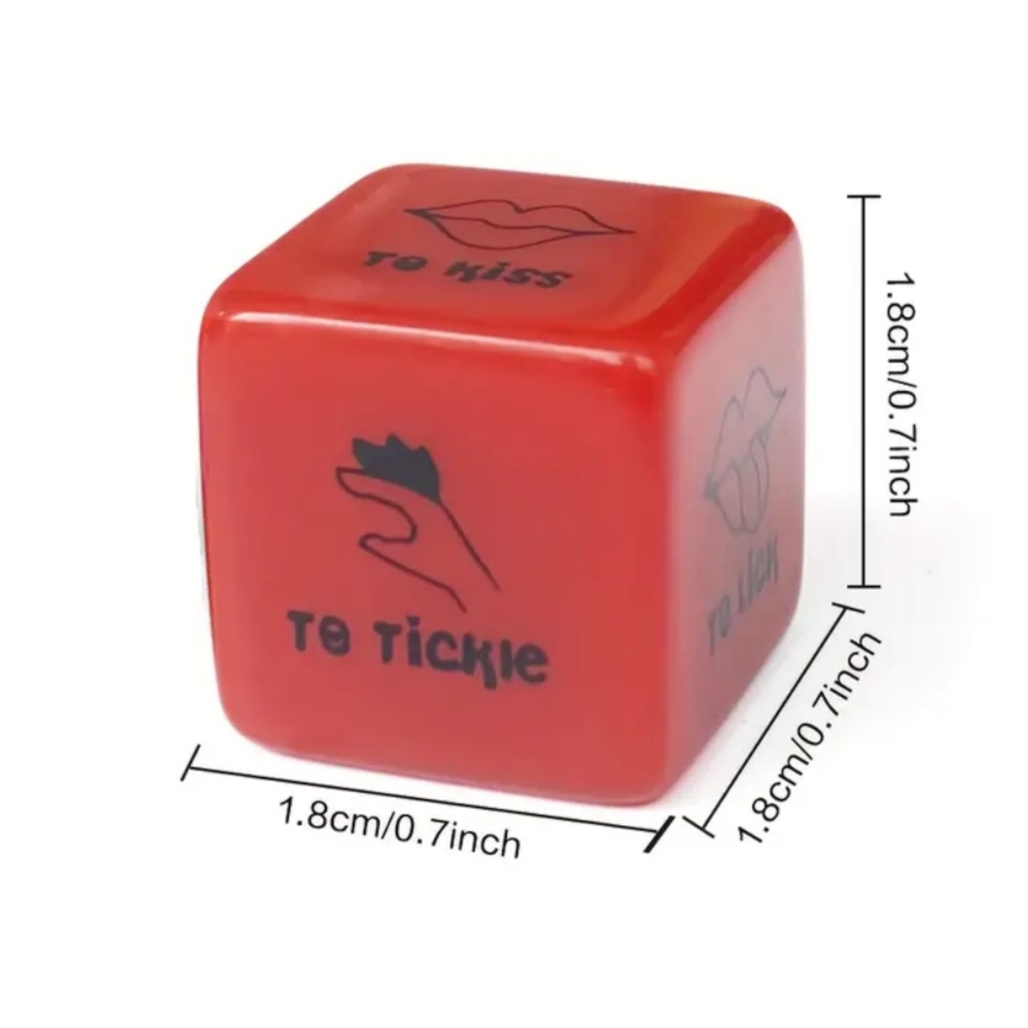 Kinky Pleasure - T192 - Sex Dice With Symbool - 2 Pieces - Red