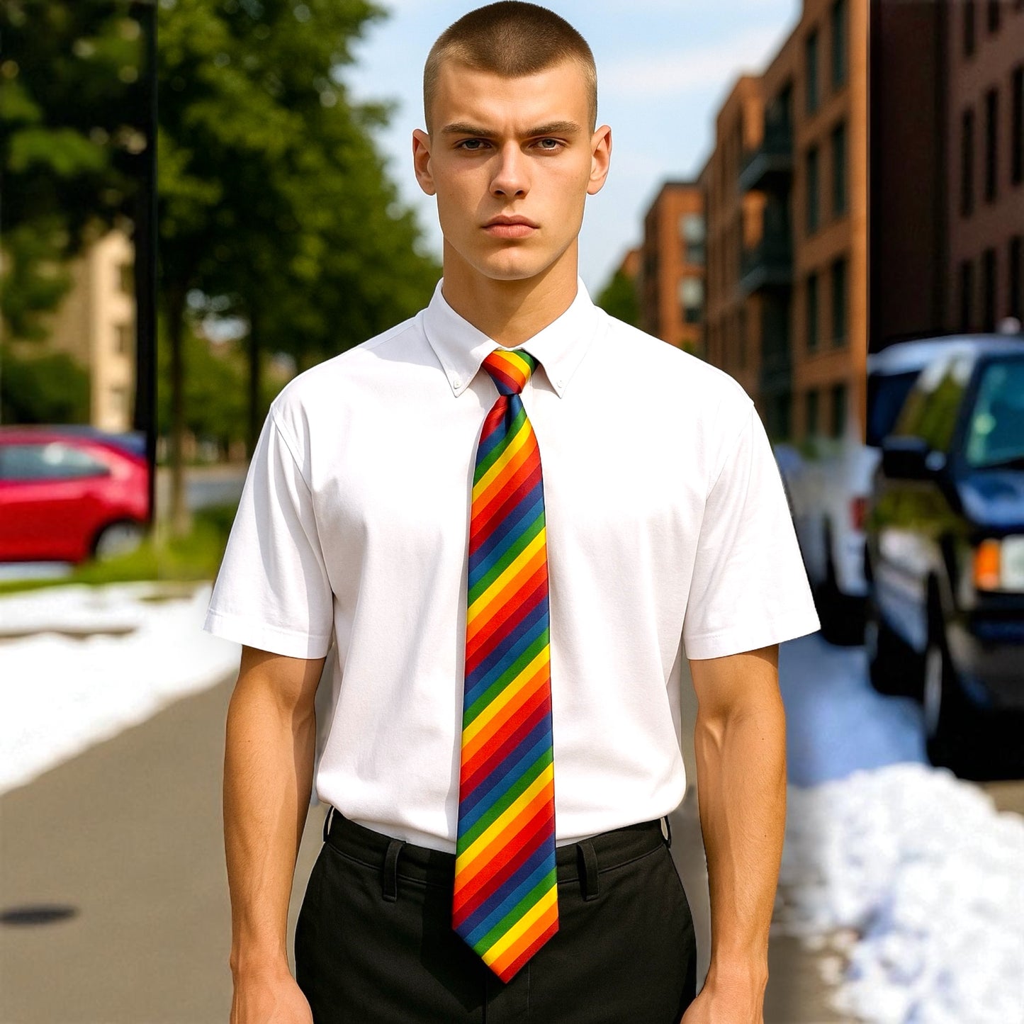 Kinky Pleasure - KPP001 - Pride - NeckTie Rainbow