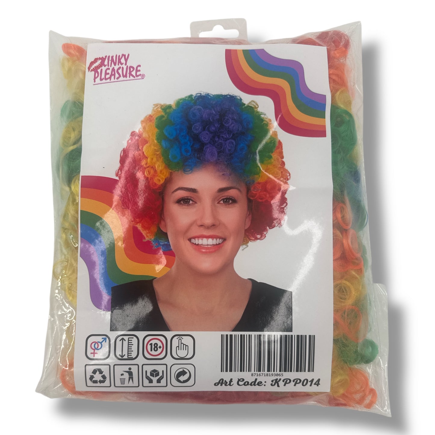Kinky Pleasure - KPP012 - Pride - Rainbow Wig - One Size