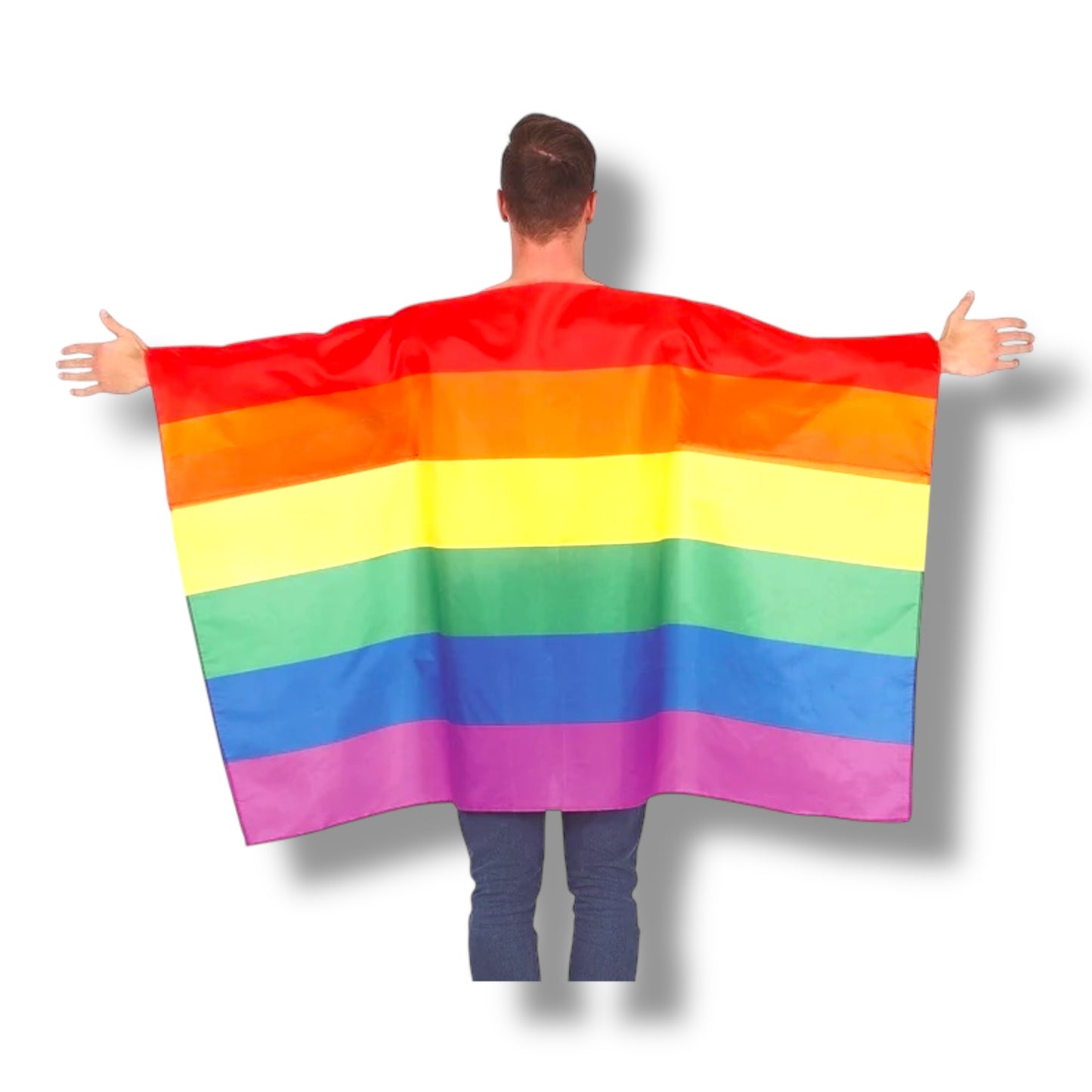 Kinky Pleasure - KPP015 - Pride - Rainbow Pride Flag Cape - 90x150cm