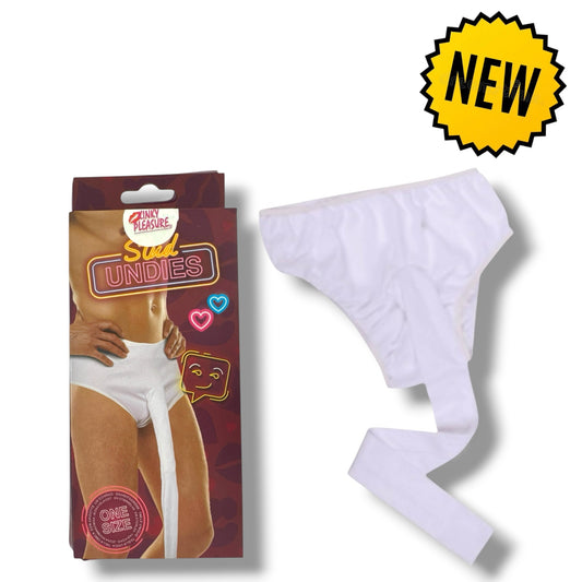 Kinky Pleasure - OB140 - Fake Willy Unterhose – One Size – X Material – In Gift Packaging