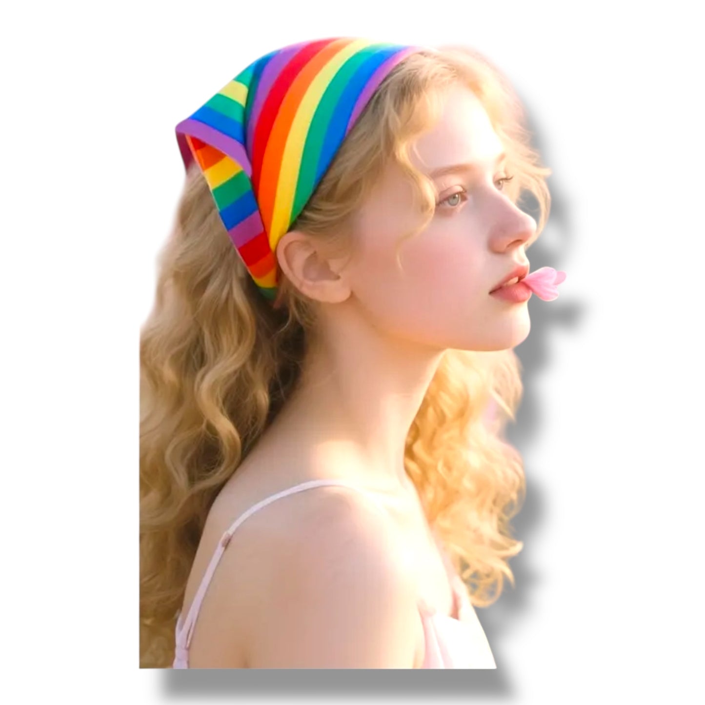 Kinky Pleasure - KPP017 - Pride – Rainbow Bandana Scarf – Multifunctional