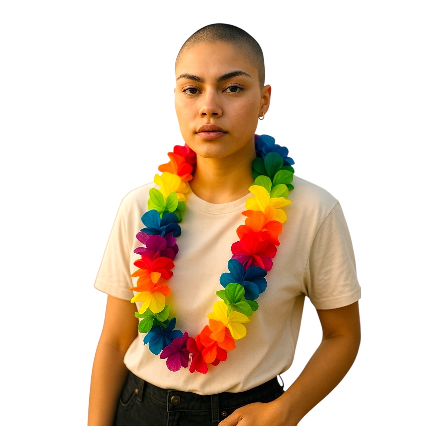 Kinky Pleasure - KPP014 - Pride - Flower Wreath Rainbow - Model 02