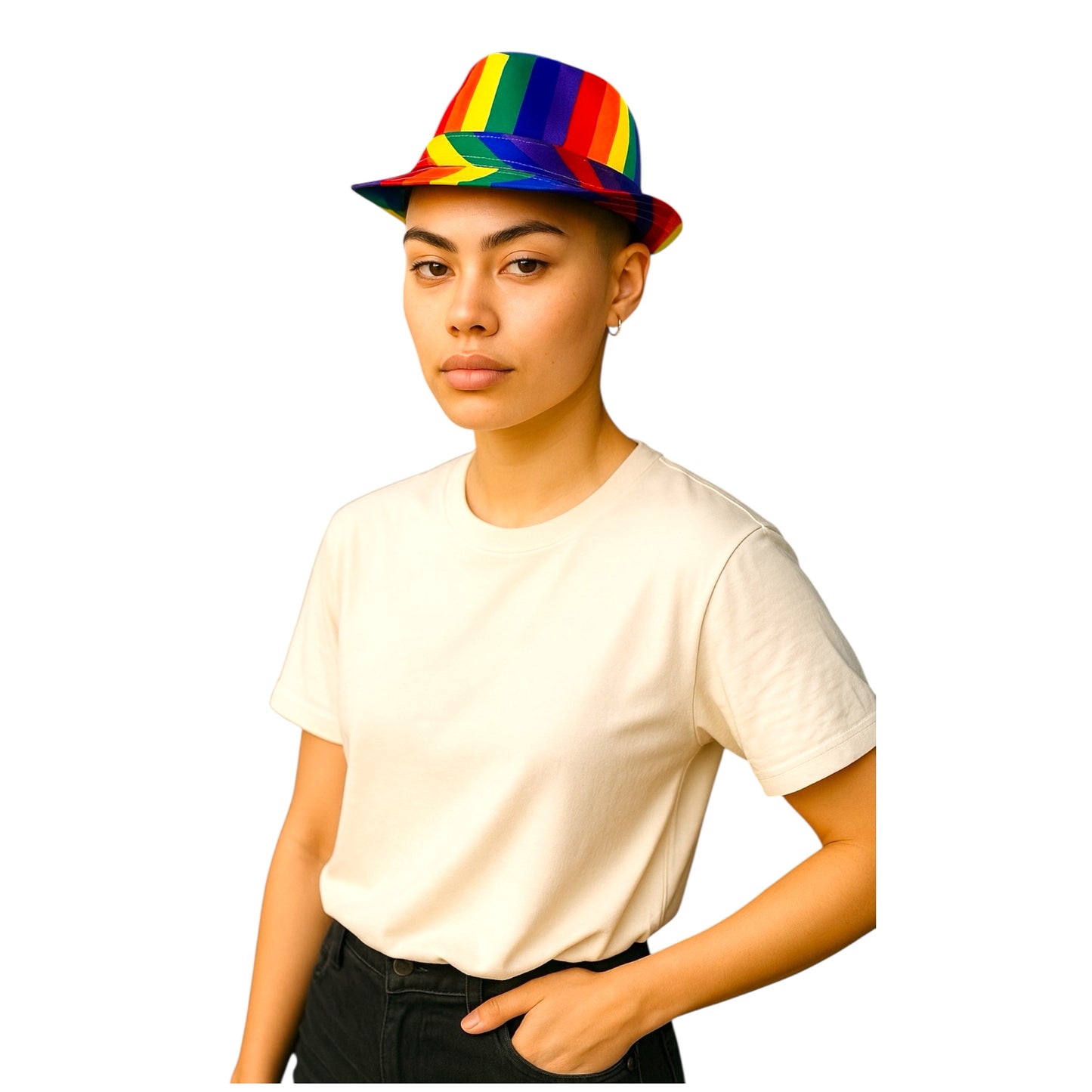 Kinky Pleasure - KPP020 - Pride – Rainbow Hat - Model 01