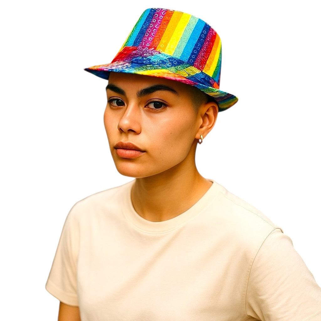 Kinky Pleasure - KPP021 - Pride – Rainbow Hat - Model 02