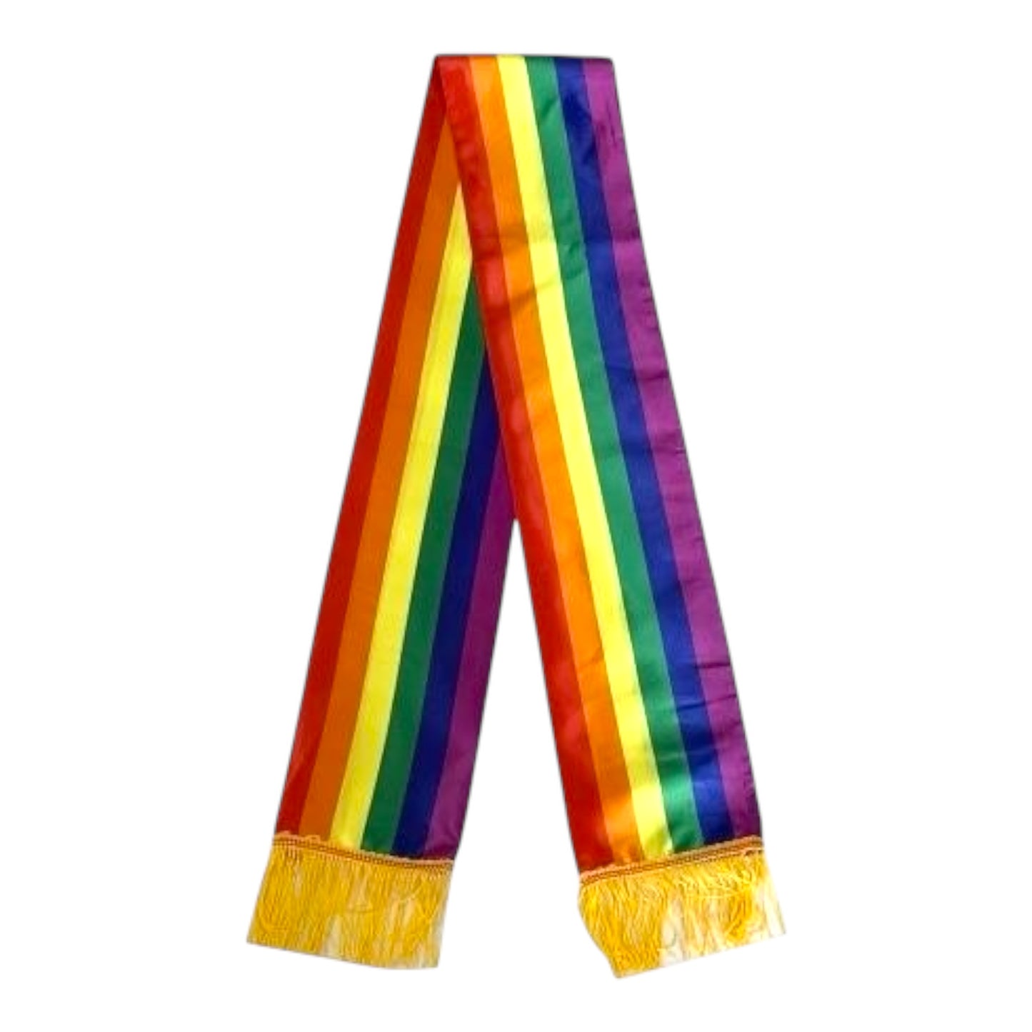 Kinky Pleasure - KPP019 - Pride – Rainbow Scarf with Fringe –