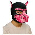 Kinky Pleasure - T218 - BDSM - Dog Mask - Pink Camo Style