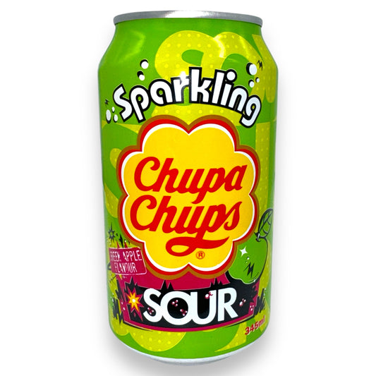 Kinky Pleasure - AC151 - Drinks - Chupa Chups Sparkling Sour Green Apple Flavour - 345ml