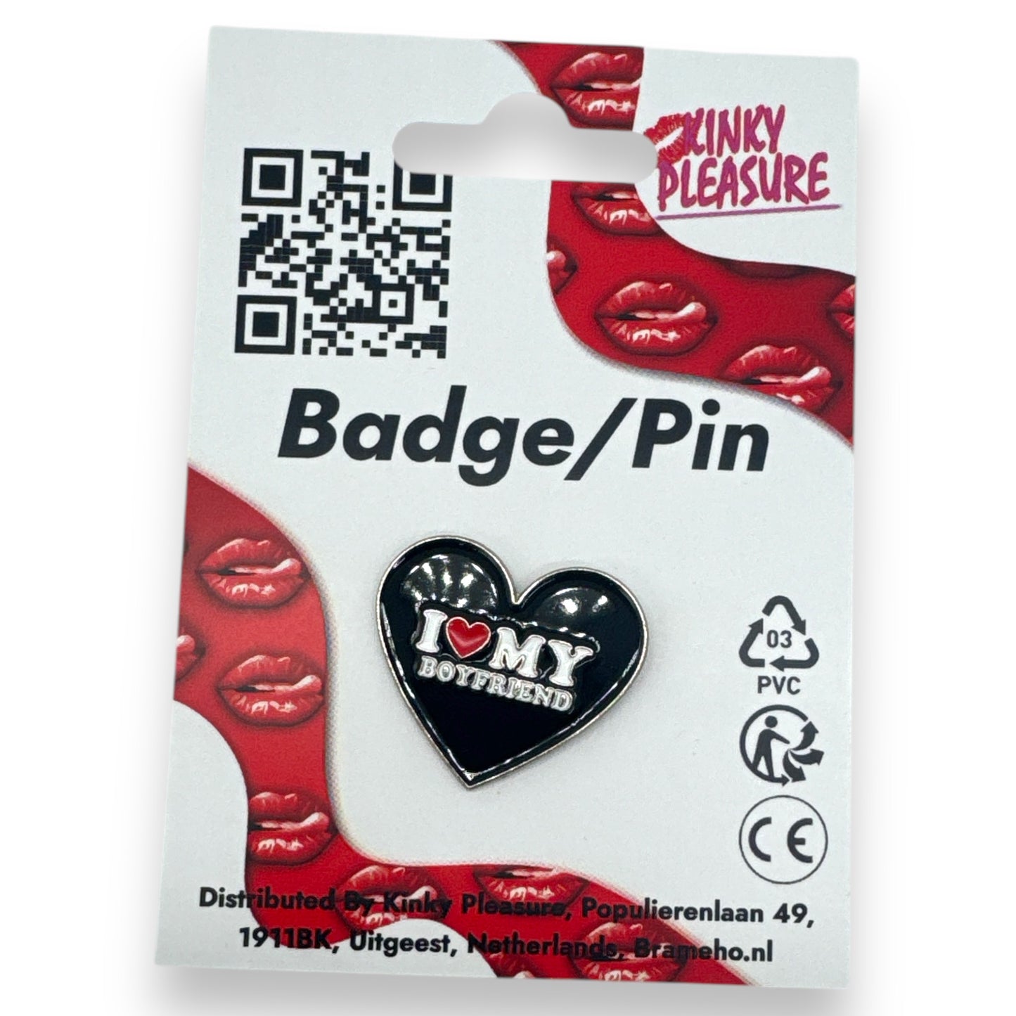 Kinky Pleasure - T024 - Badges For Shirt - Pin/Button/Badge - 6 Models