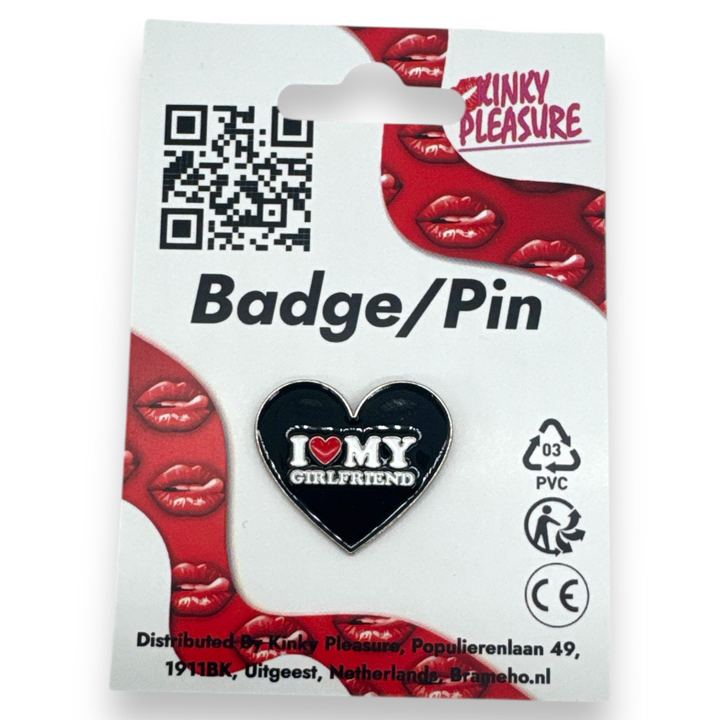 Kinky Pleasure - T024 - Badges For Shirt - Pin/Button/Badge - 6 Models