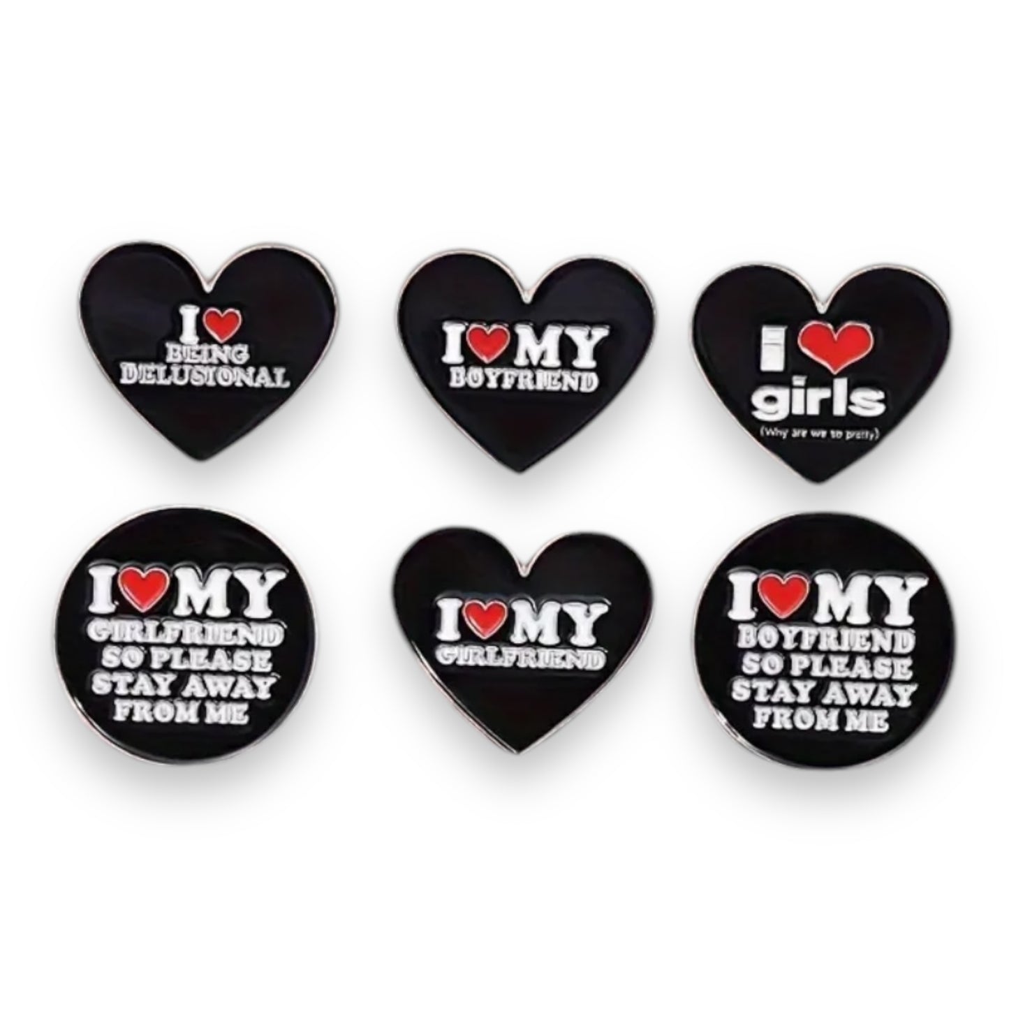 Kinky Pleasure - T024 - Badges For Shirt - Pin/Button/Badge - 6 Models