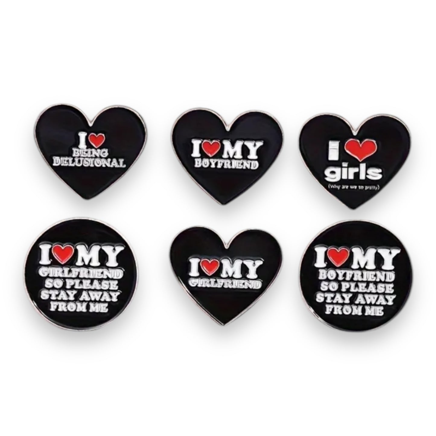 Kinky Pleasure - T024 - Badges For Shirt - Pin/Button/Badge - 6 Models