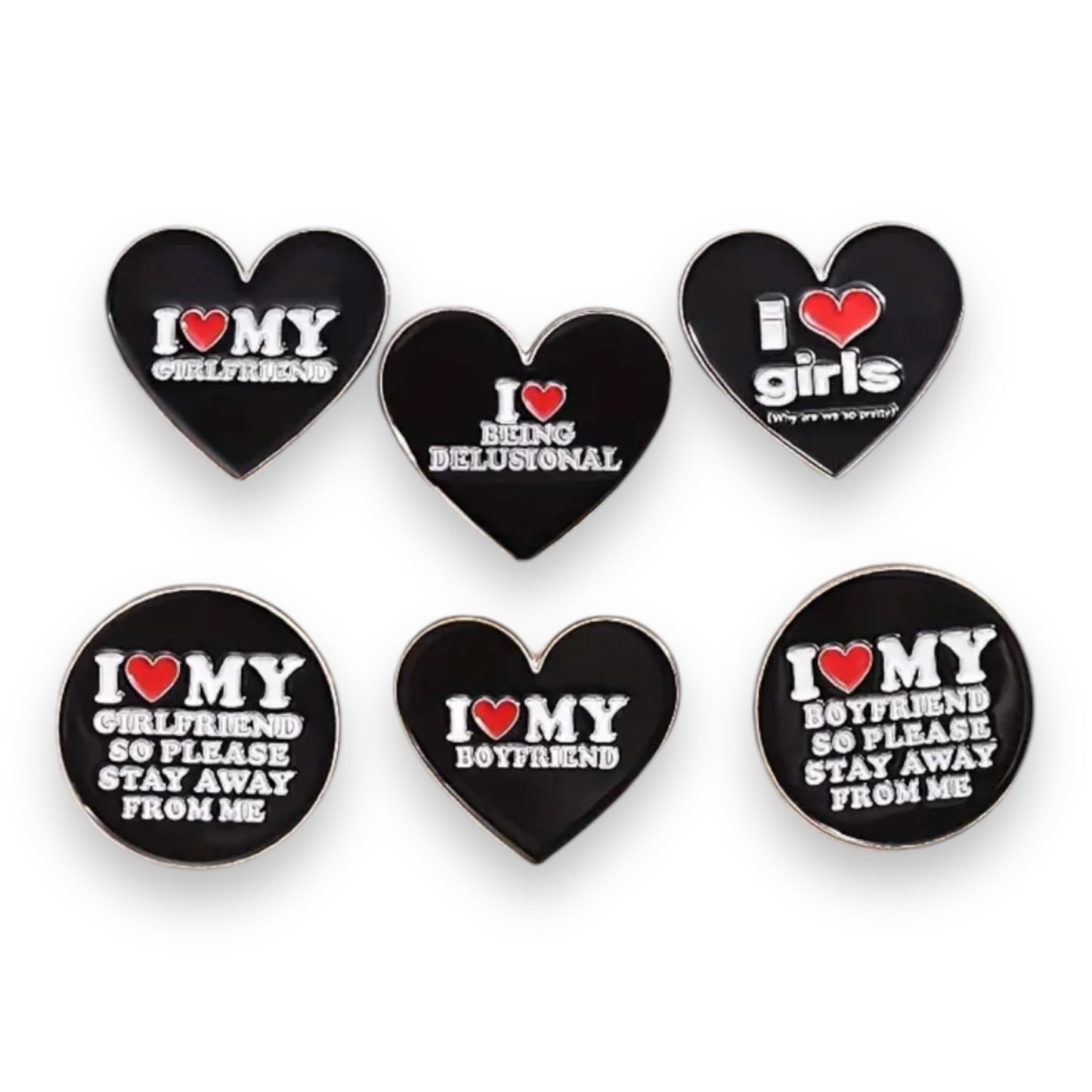Kinky Pleasure - T024 - Badges For Shirt - Pin/Button/Badge - 6 Models
