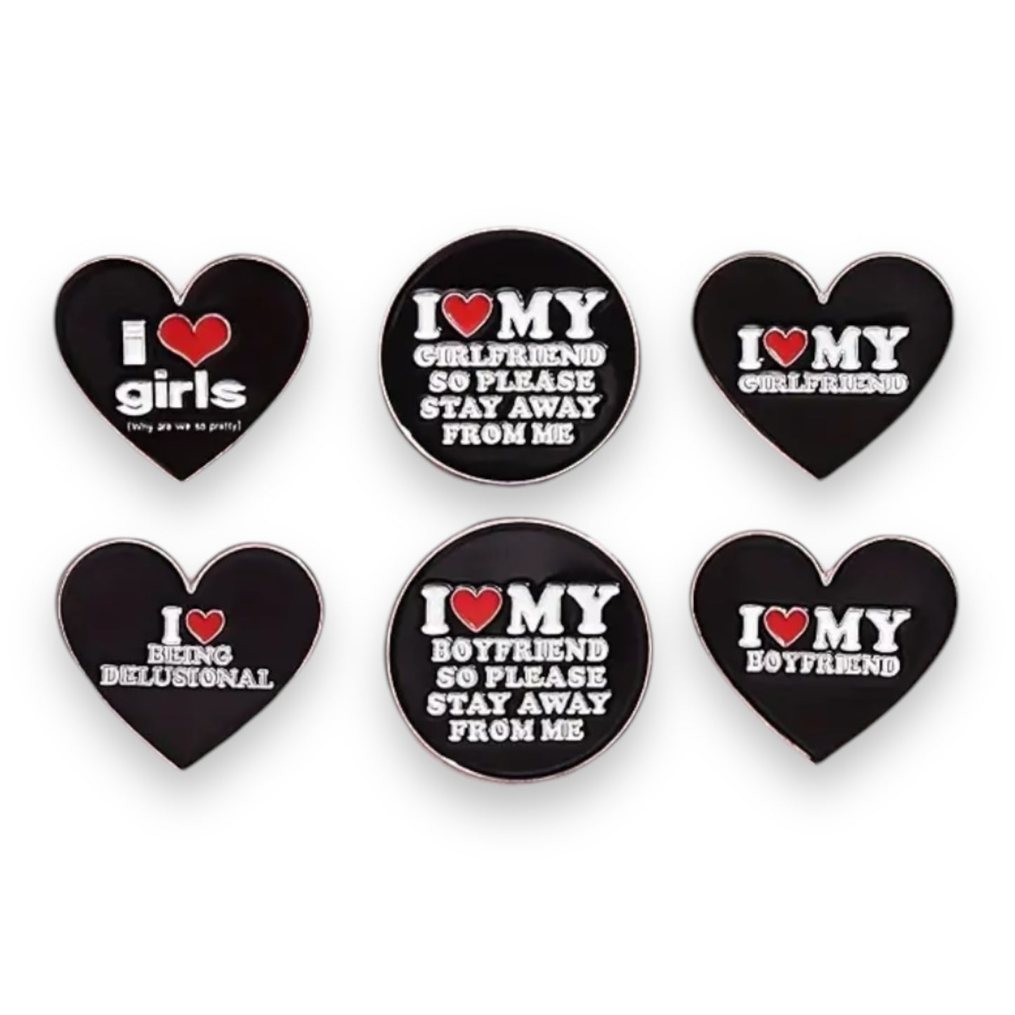 Kinky Pleasure - T024 - Badges For Shirt - Pin/Button/Badge - 6 Models
